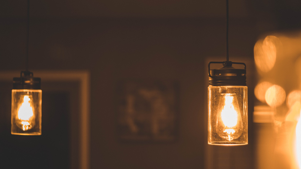 Lighting ambiance in home.