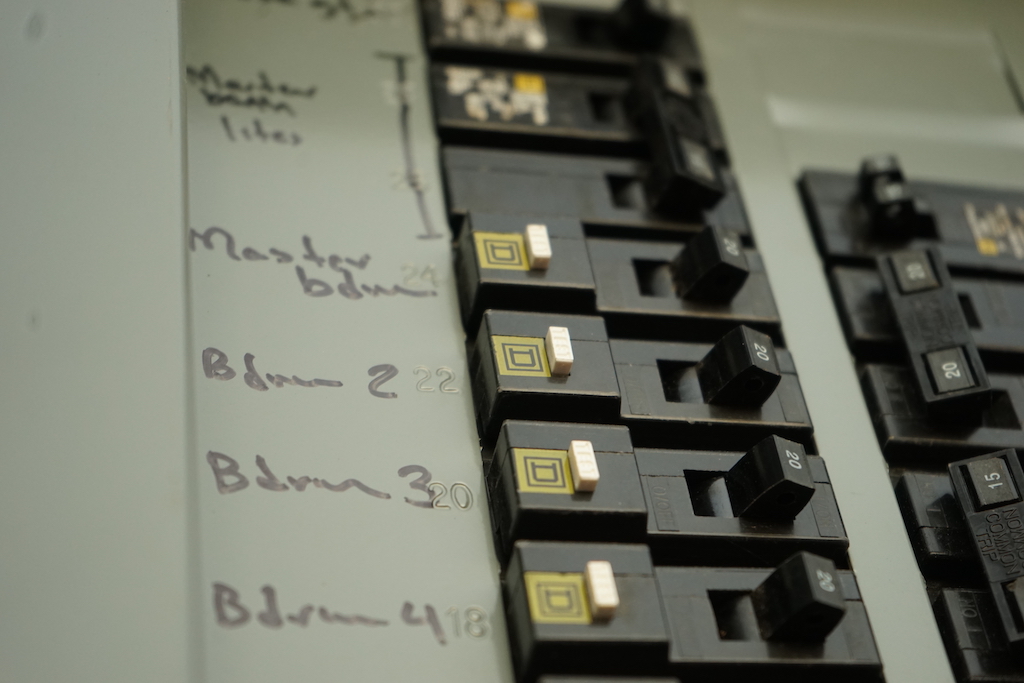Electric Panel Labeling.