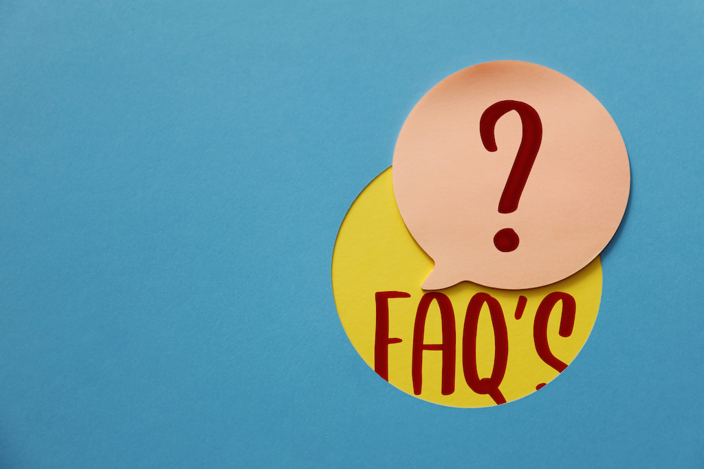 Sticky notes with a question mark and FAQs written on them. | Questions about Electrical Panel Upgrades.